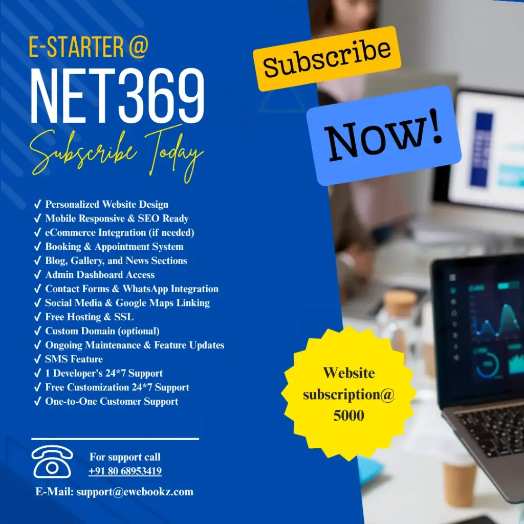 net369 - eStarter Plan